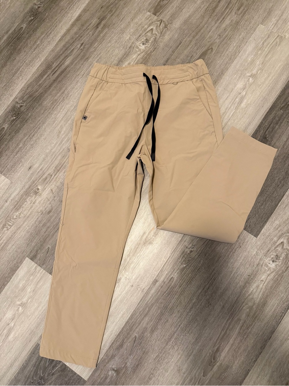 Woman Lightweight Beige Pants - Comfortable Everyday Wear